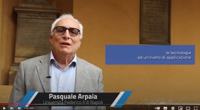 Il Prof. Pasquale Arpia dell’ Università degli Studi di Napoli Federico II