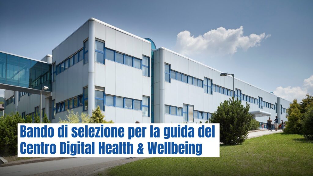 FBK cerca un nuovo Direttore/Direttrice per il Centro Digital Health & Wellbeing
